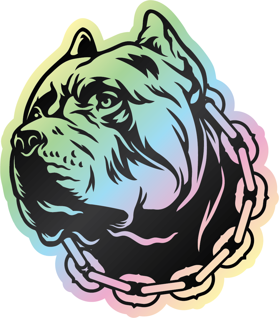 TUF Logo Holographic Die Cut Sticker