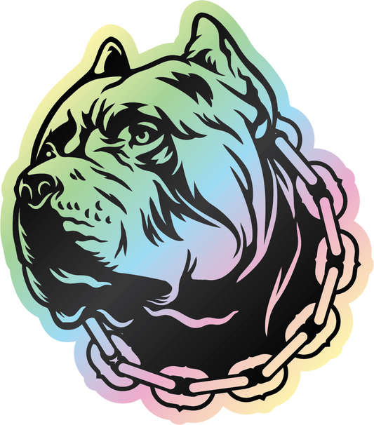TUF Logo Holographic Die Cut Sticker
